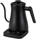 1.0L 1500W Gooseneck Electric Kettle - Stainless Steel Interior - Rapid-Boil - Auto Shut-Off, Boil-Dry Protection