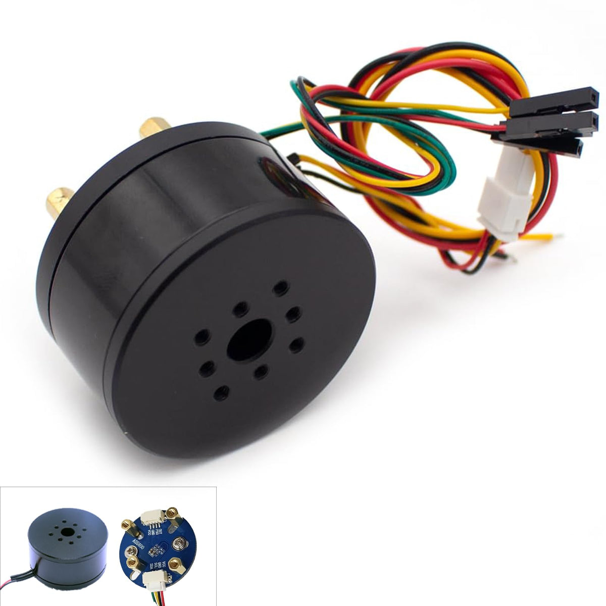4015 BLDC Gimbal Motor with AS5600 Encoder, Hollow Shaft Outrunner, 12-36V