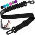 Dog Seat Belt, Durability Retractable Dog Car Harness Adjustable Dog Seat Belt for Vehicle Nylon Pet Safety Seat