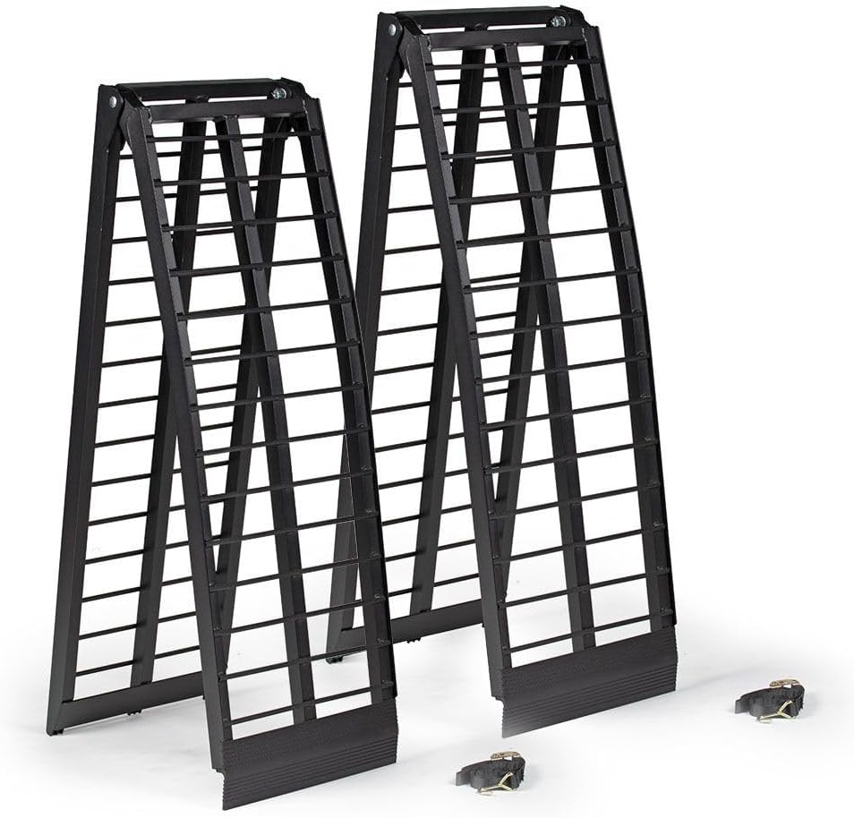 9' ATV Loading Ramps for Truck/Trailer, 1,800 lb, Titan Ramps