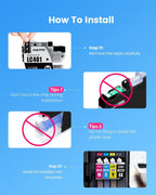 Compatible Ink Cartridges Replacement for Brother LC401 4-Pack
