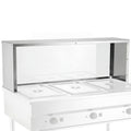 43" Wide Sneeze Guard for Restaurant, Steam Table Overshelf for Stainless Steel 3-Well Steam Table Overshelf
