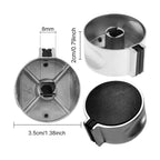 8 Pack Gas Stove Knobs 8mm Cooker Control Switch Oven Knob Stove Burner Knob For Kitchen Replacement Accessories