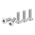 DTGN #10-32x5/8 Flat Head Socket Cap Screws 50Pack 304 SS Full Thread