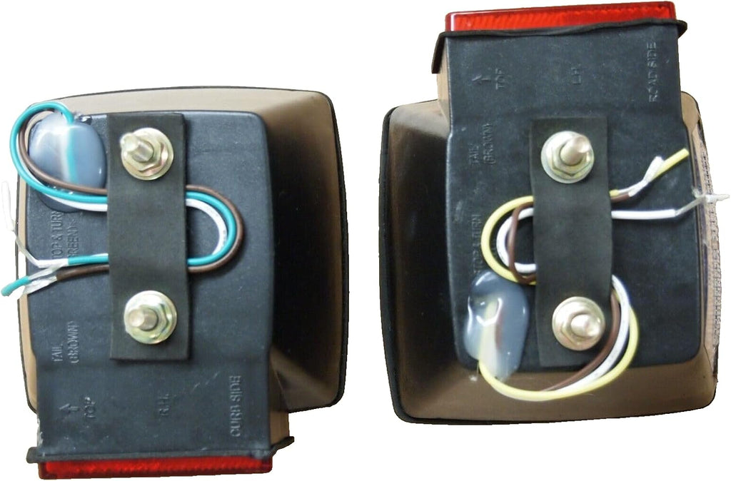 12V LED Trailer Light Kit - DOT Approved Submersible Stop/Turn/Tail Lights for Boat, Utility & RV Trailers - 4-Pin