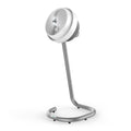 693DC Energy Smart Mid-Size Air Circulator Fan with Variable Speed Control and Adjustable Height, White