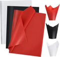 90 Sheets Red Black White Tissue Paper Bulk for Gift Wrapping Bags
