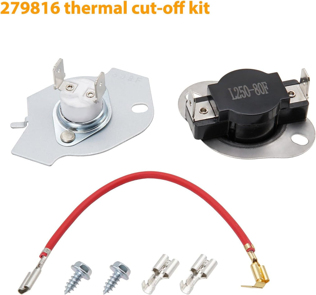 WED5100HW2 WED5100HW3 WED5100HW1 Dryer Heating Element Kit for Whirlpool