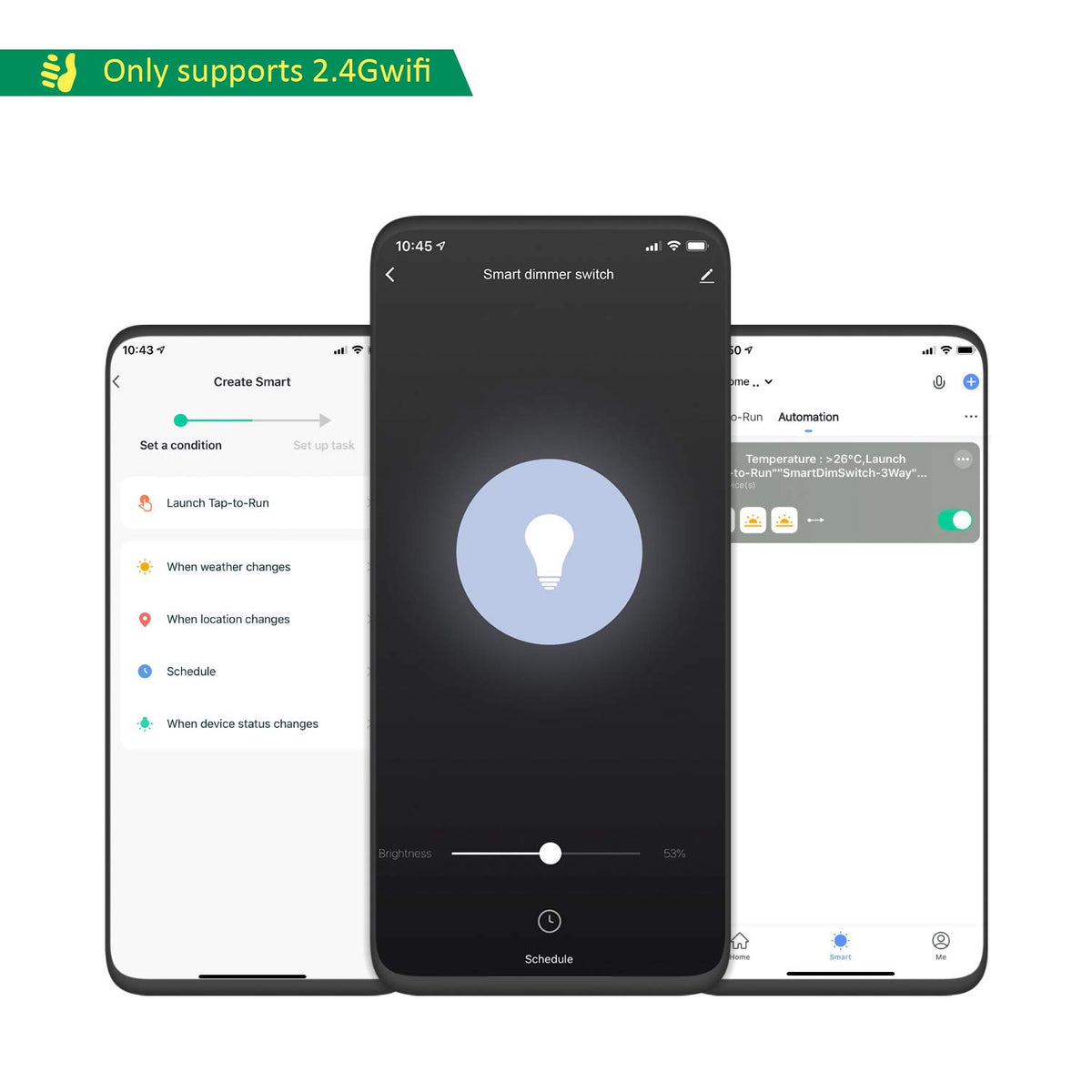 3 Way Smart Dimmer Switch by Martin Jerry | SmartLife App, Compatible with Alexa as WiFi Light Switch Dimmer, Works