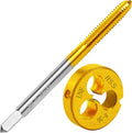 8-36 UNF Tap and Die Set for Metal,M2 HSS Thread Tap and Round Die set