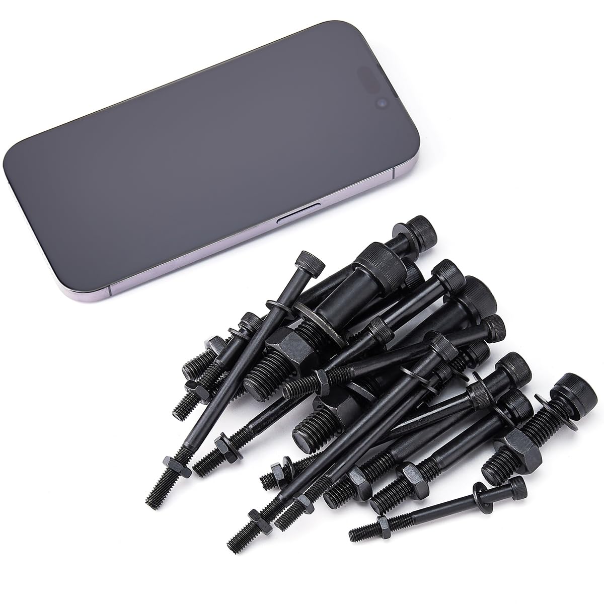 434PCS M5 M6 M8 M10 M12 Metric Bolt Assortment for Precision Machinery