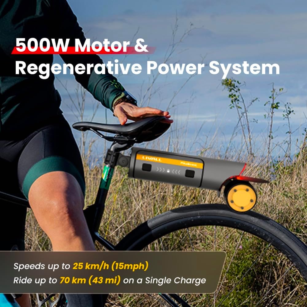 PikaBoost 2 E-Bike Conversion Kit, Rear Wheel Pedal Assist System