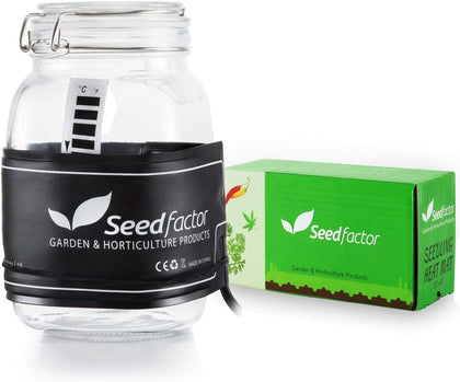 MET Certified Seedling Heat Mat, Seedfactor Waterproof Durable Germination Station Heat Mat, Warm Hydroponic Heating