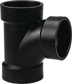 NIBCO Fig No U5811, 1-1/2 in. ABS DWV Sanitary Tee Hub x Hub, Solvent Weld