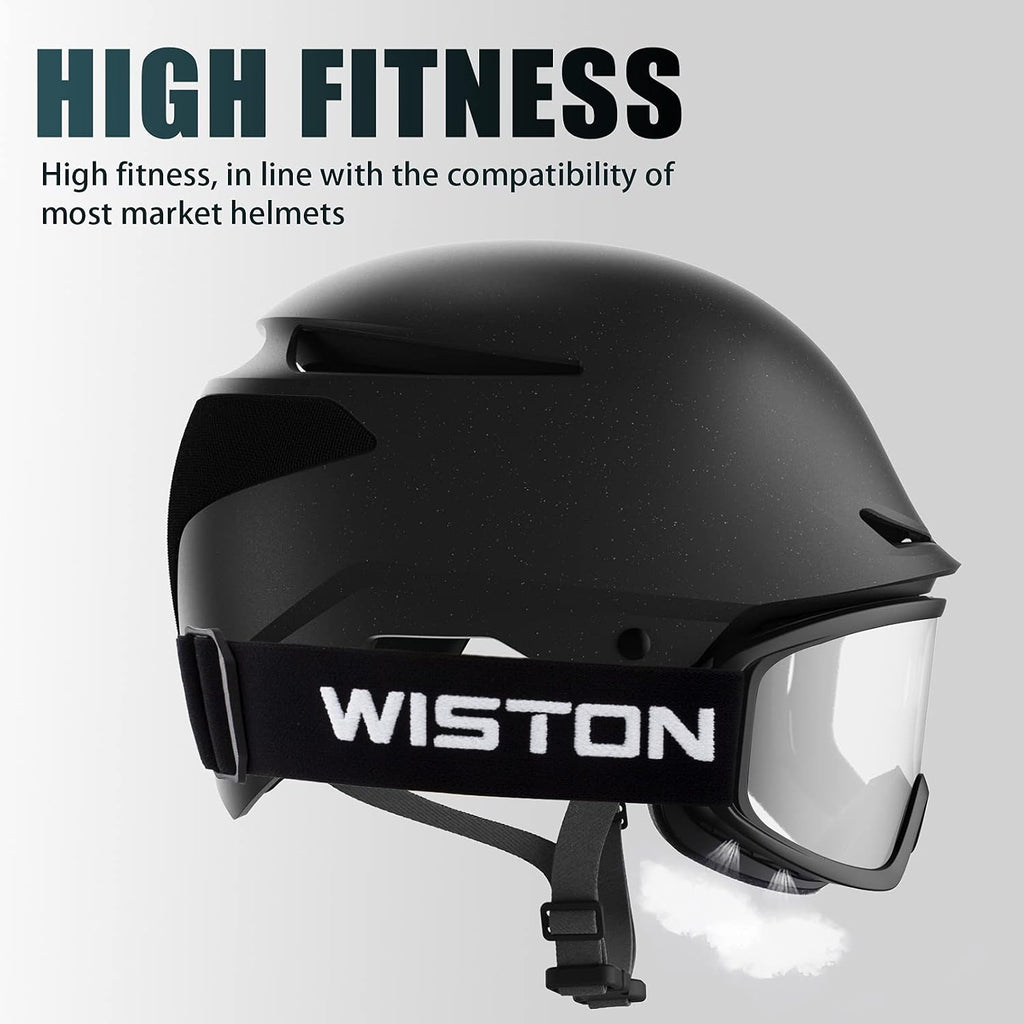 Ski Goggles - OTG Snow/Snowboard Goggles for Men, Women & Youth - 100% UV Protection W1