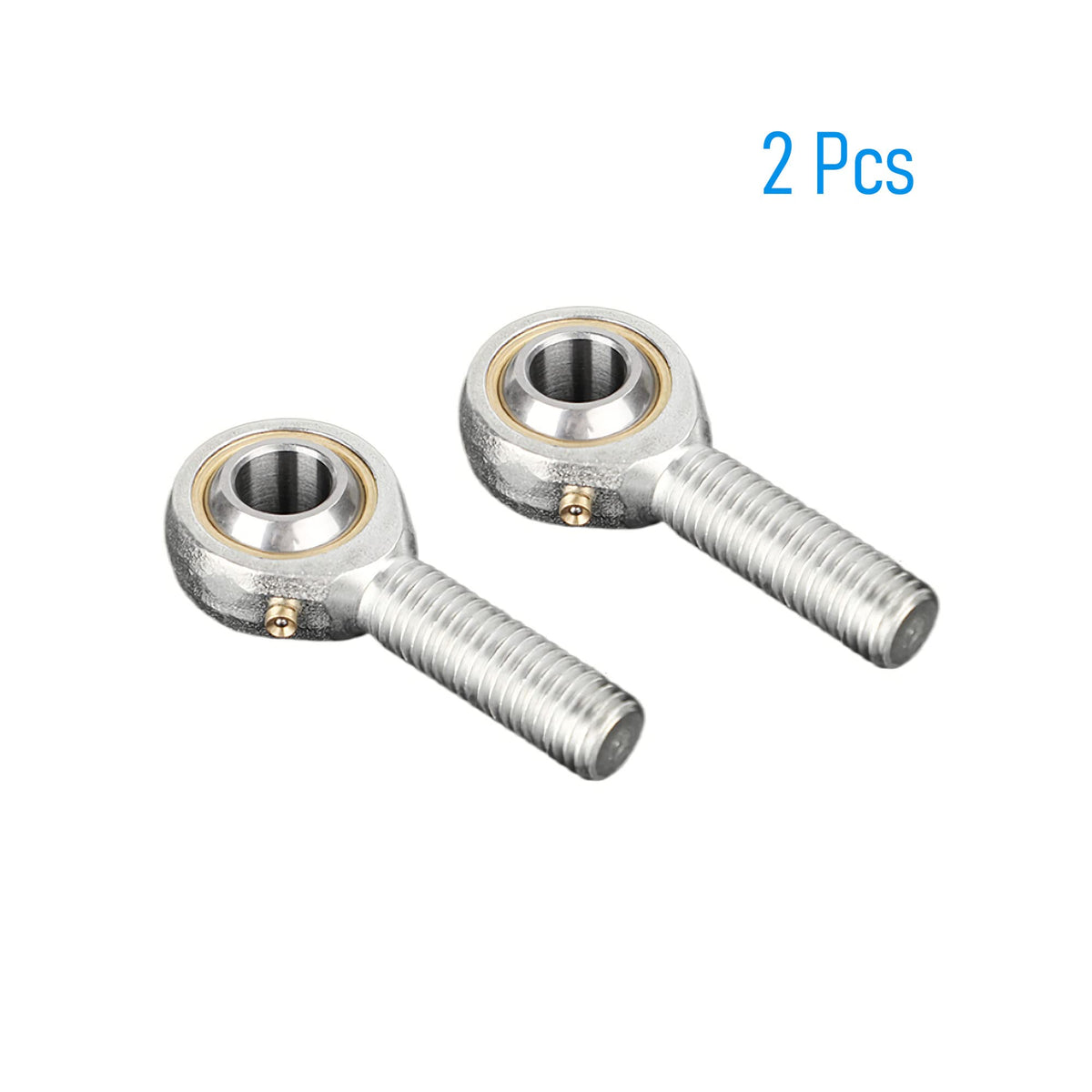 FOCMKEAS 2 PCS POSB3L Spherical Rod End Bearings, 3/16" Bore, Left Hand