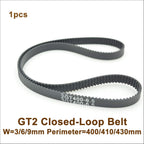 Xuulan Xianglaa-Timing Belt GT2 Timing Belt, W=6/9mm, Perimeter=400/410/430mm, 2GT Closed-Loop Synchronous Belt, 400-2GT 430-2GT Precise Size (Length : Perimeter 400mm, Width : Width 9mm)