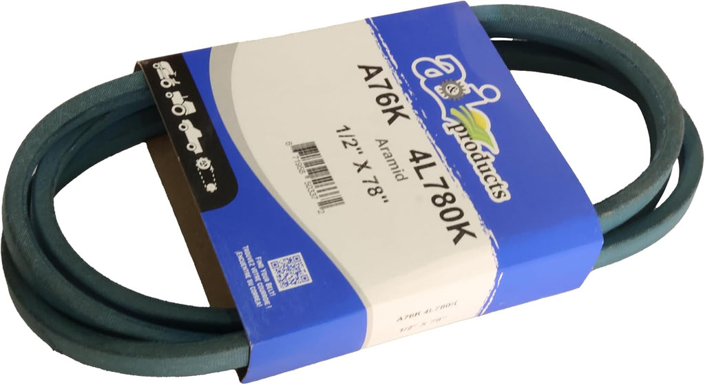 A&I A76K Premium Kevlar V-Belt - 1/2" Top Width, 78" Outside Circumference