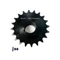 #40 Sprocket 20T 1" Bore Hardened Black Oxide