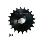 #40 Sprocket 20T 1" Bore Hardened Black Oxide