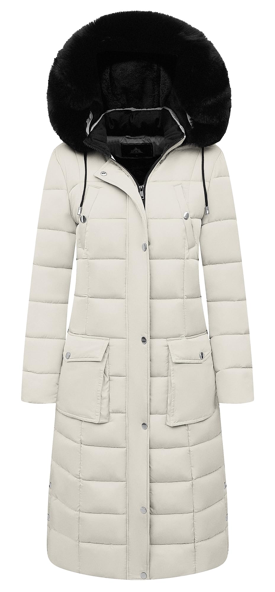 Women's Waterproof Long Winter Down Coats Warm Puffer Jacket Parka