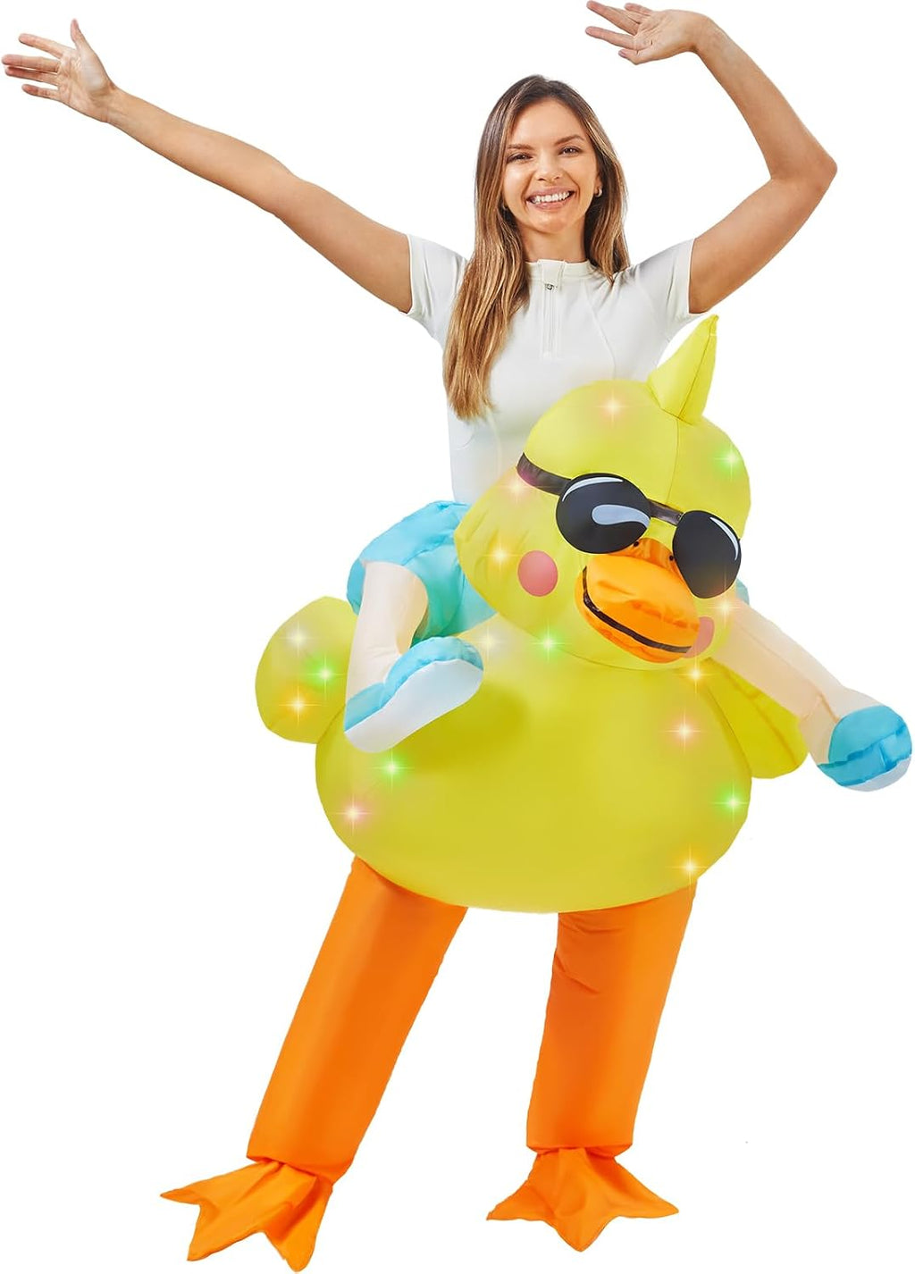 Inflatable Costume Adult With Light Halloween