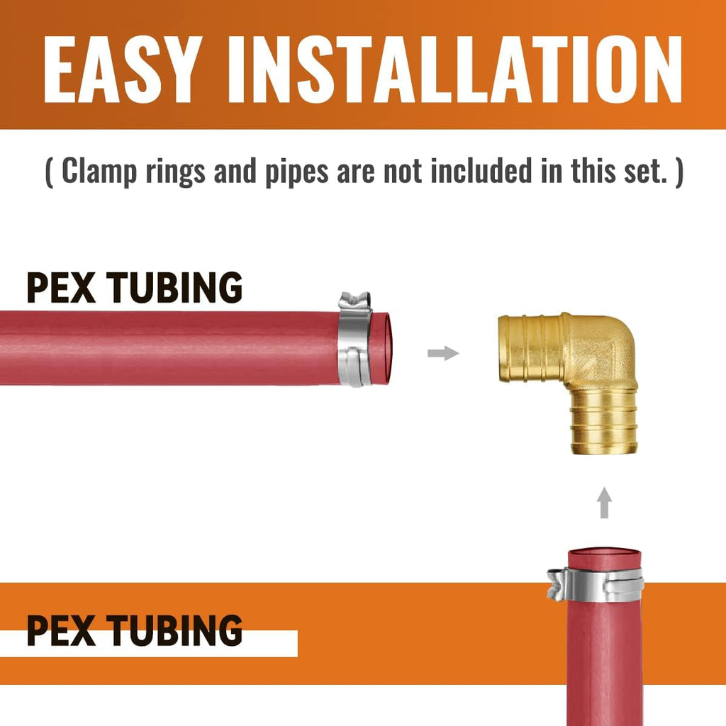 SUNGATOR 12-Pack 3/4" PEX 90 Degree Elbow
