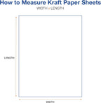 Kraft Paper Sheets, 40 lb, 18 x 18 in, 1600 Sheets