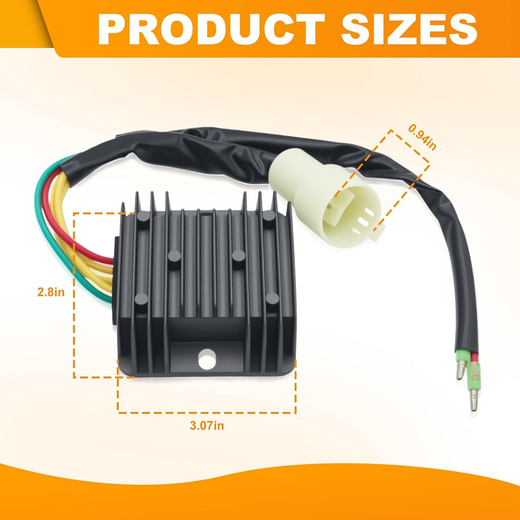 Voltage Regulator Rectifier & Starter Relay Solenoid for Honda 300 Fourtrax