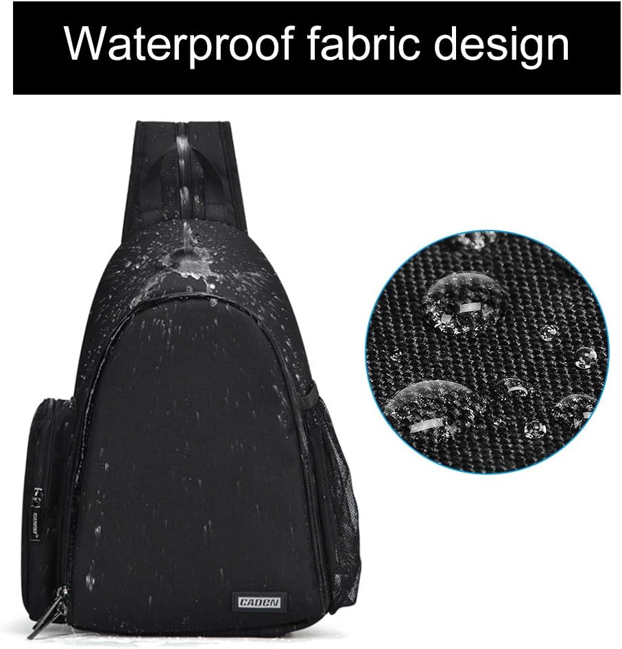 Camera Bag Sling Backpack, Camera Case Backpack with Tripod Holder for DSLR/SLR Mirrorless Cameras (Canon Nikon Sony