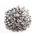#6‑32 Lock Nut, 100Pcs 304 Stainless Steel Nylock Insert Locking Nuts