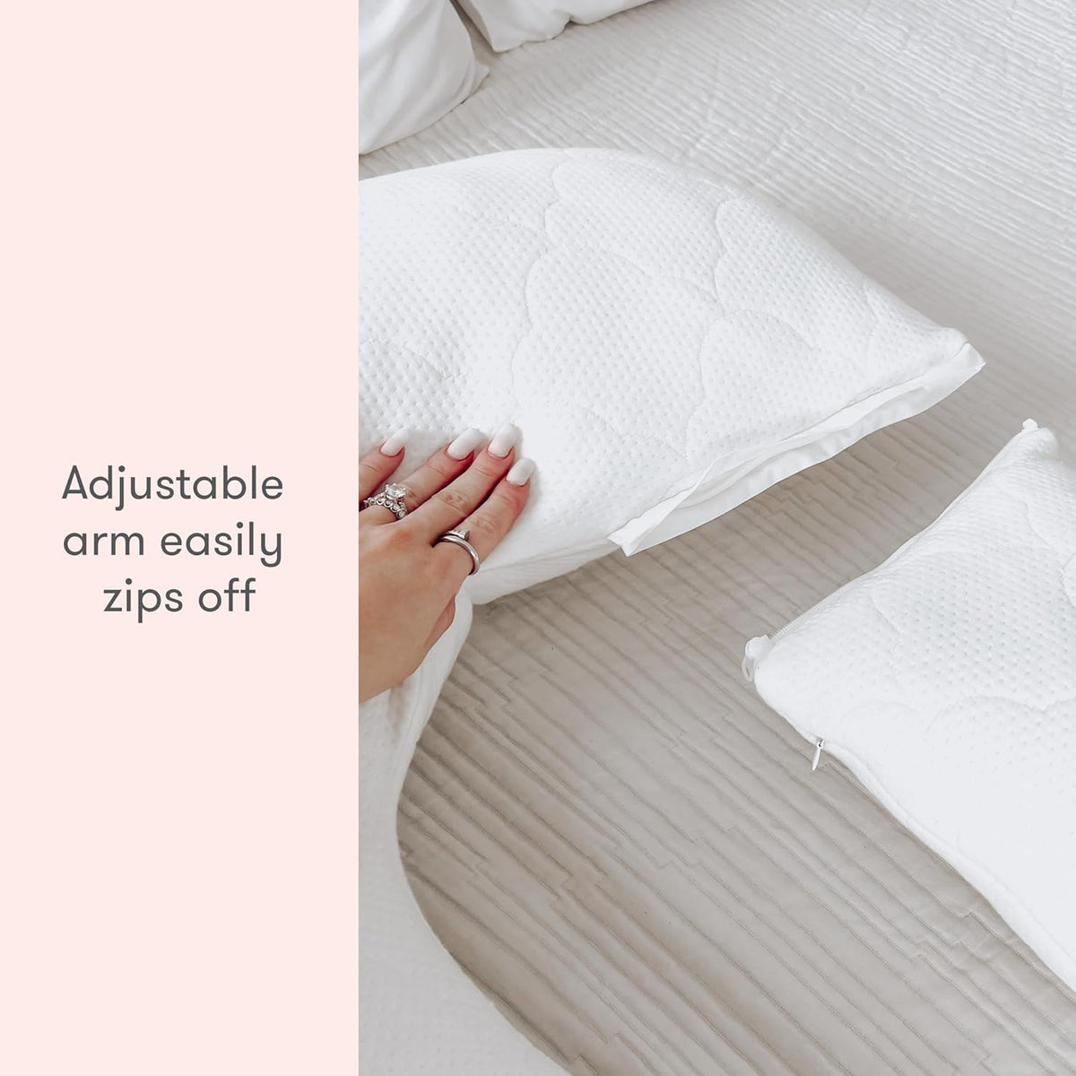 Premium Pregnancy Pillow, U-Shape, Memory Foam