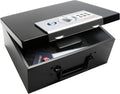 Hideable Small Safe Box - Fire Resistant Document Safety Box for Home - Steel Security Digital Code Lock for Personal