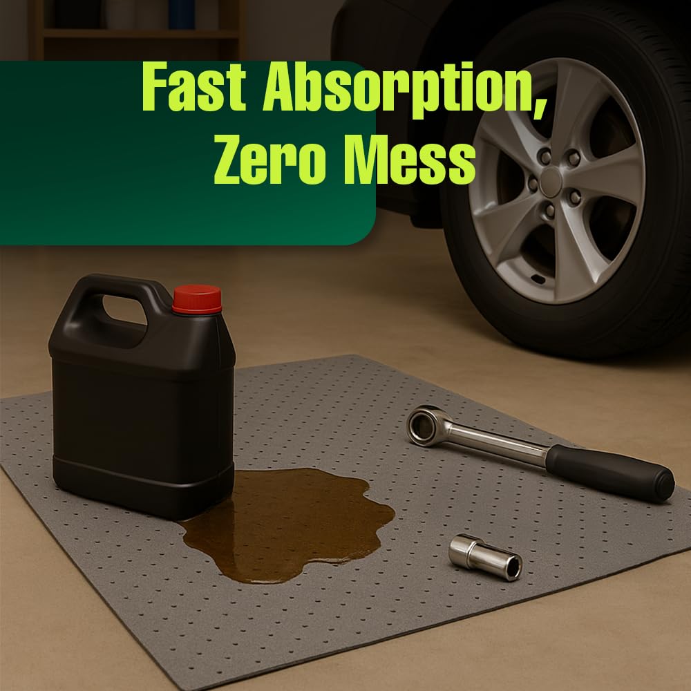Universal Heavy Duty Spill Absorbent Roll Pads, 15" x 144 ft