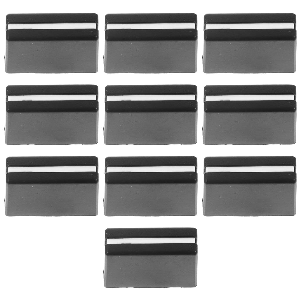 Abaodam 10pcs Audio Mixer Fader Caps, 4 mm Slider Knob Replacements