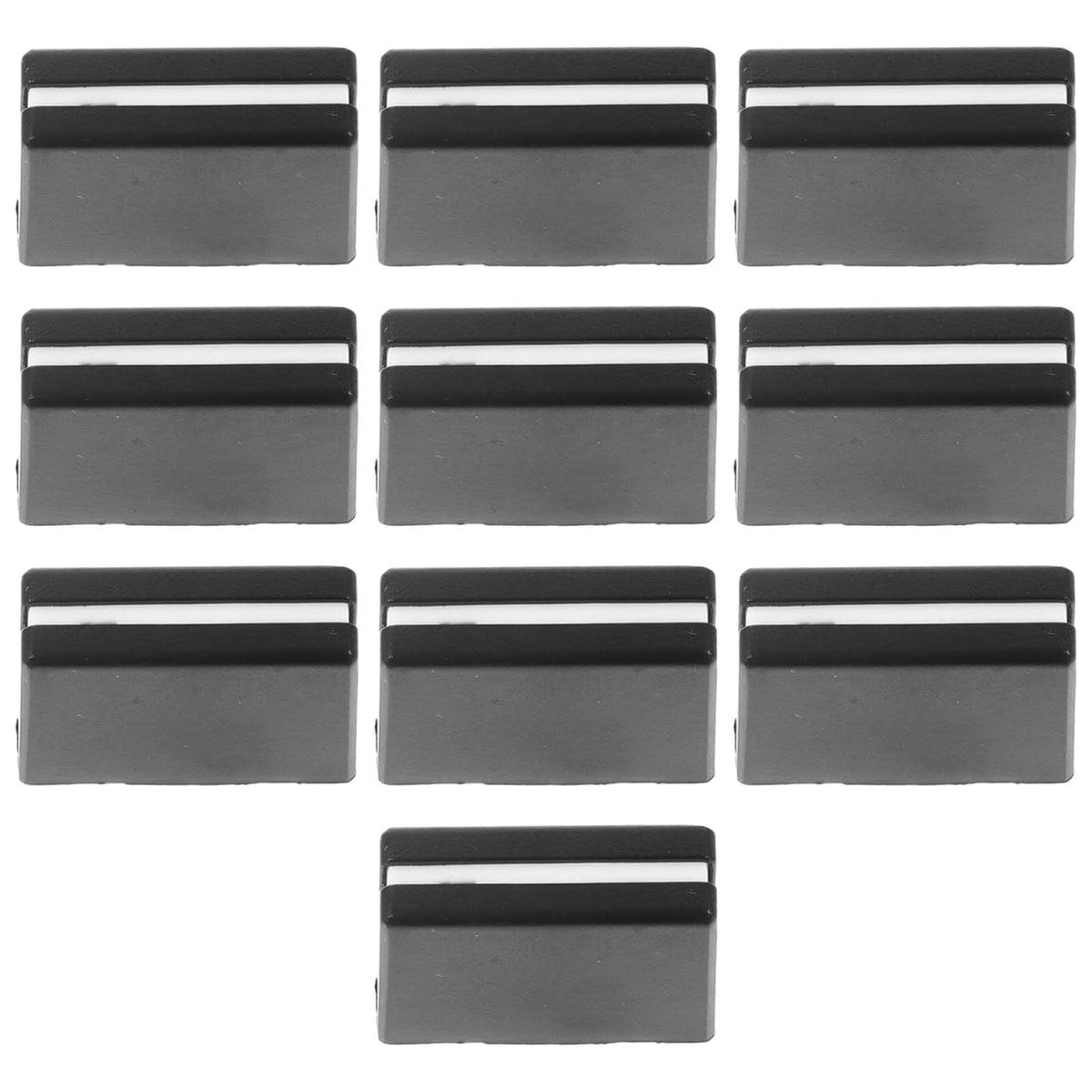 Abaodam 10pcs Audio Mixer Fader Caps, 4 mm Slider Knob Replacements