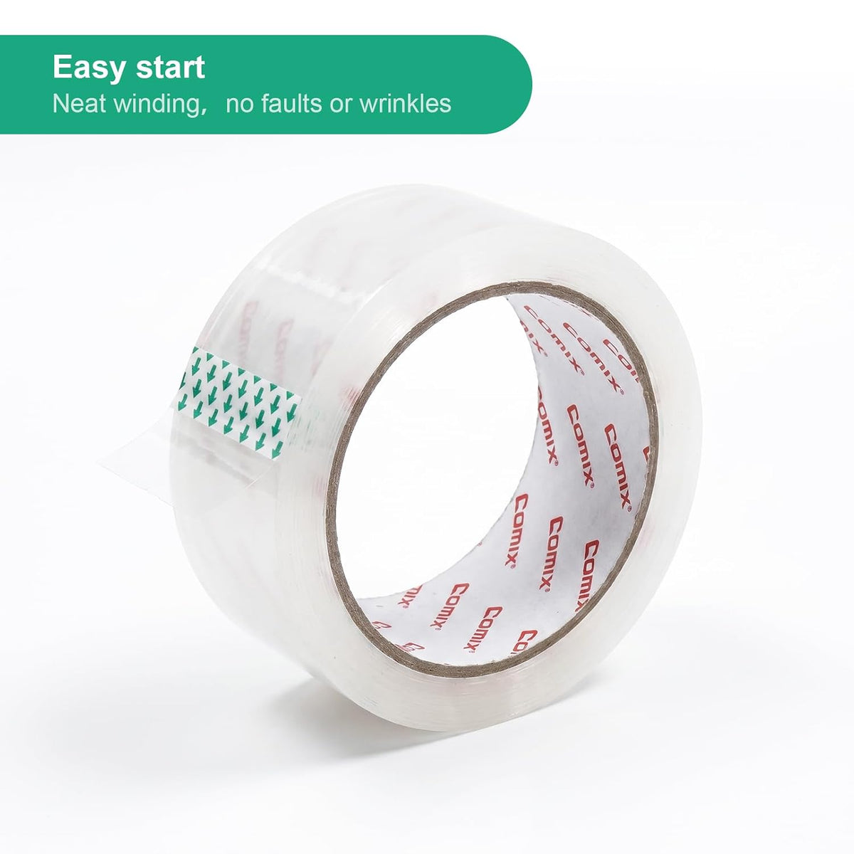 Clear Packing Tape Refills,Heavy Duty,6 Rolls,1.88" x 54.6 yd