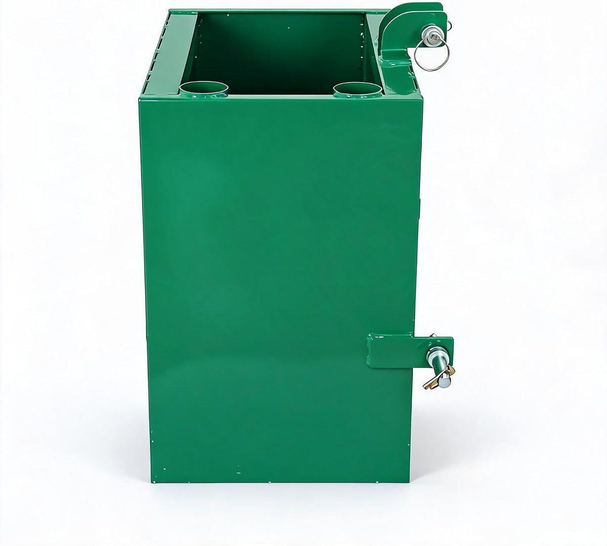 Tractor Ballast Box, 800 Lb Heavy Duty Steel 3 Point Ballast Hitch Box with 2" Quick Hitch Receiver, Category 1 Rear