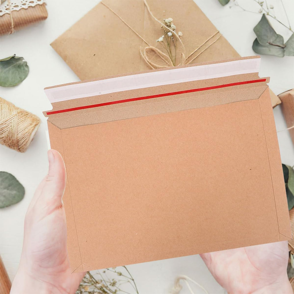 Self Seal Photo Document Mailers Rigid Cardboard 25pcs