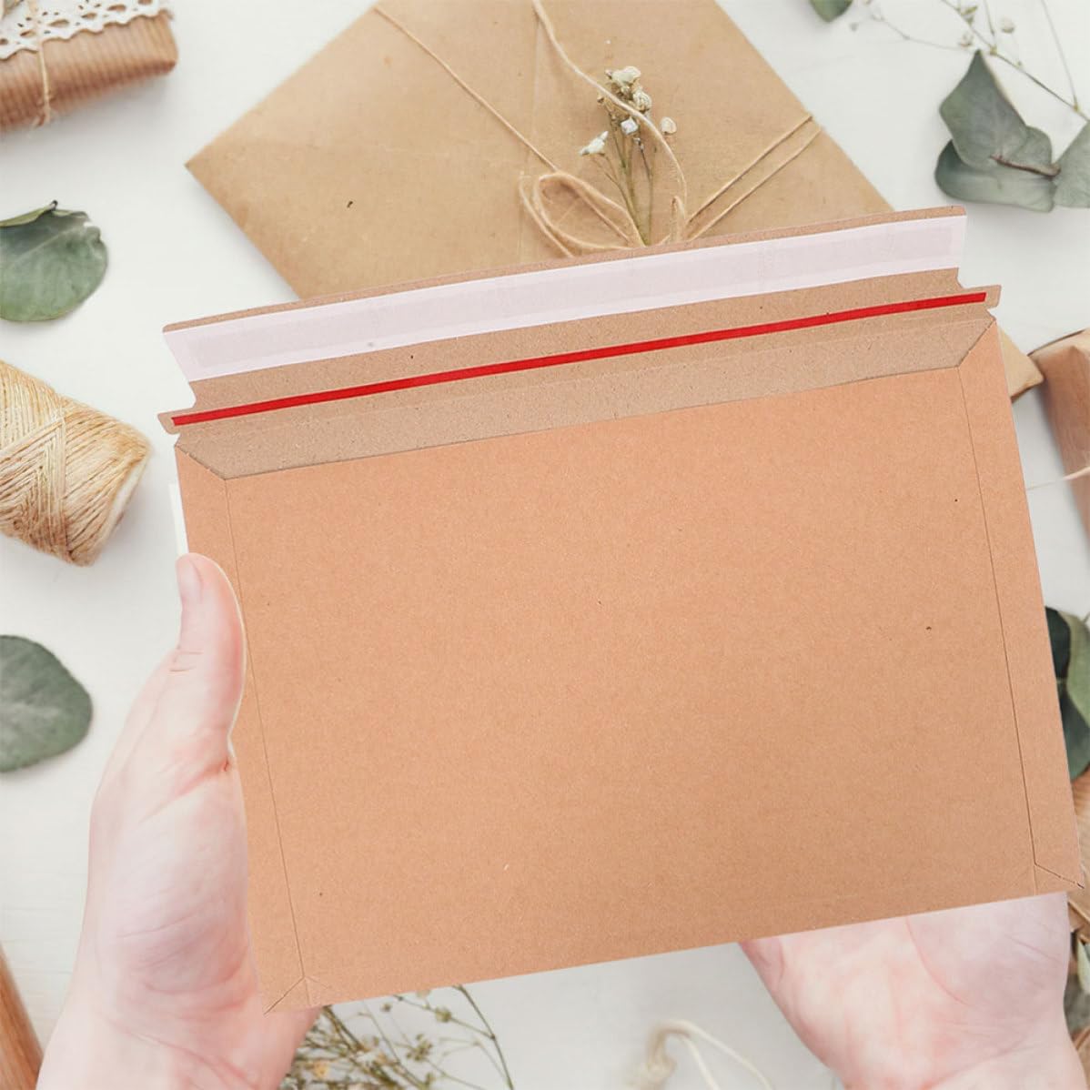 Self Seal Photo Document Mailers Rigid Cardboard 25pcs