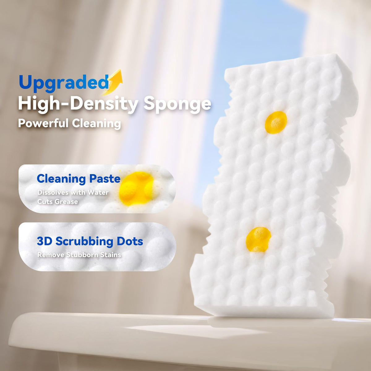 Eraser Sponge Refill for Mr Clean Magic Erasers Shower and Tub Scrubber