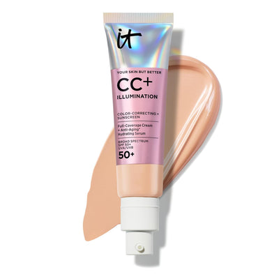 CC+ Cream Illumination Radiant Foundation with SPF 50+ | Full Coverage Color Correcting Foundation for Normal/Dry +