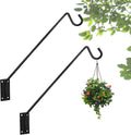 Deck Hook Bird Feeder Hanger Hook Wall Mounted 13.3 Inch 4 Pack for Planters,Plants Flower Suet Baskets,Lanterns,Wind