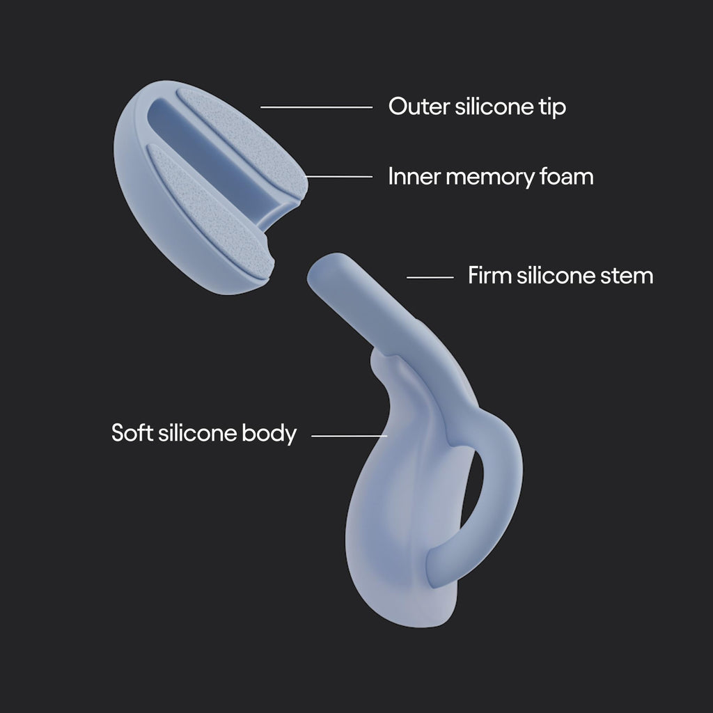 Dream Ear Plugs - Soft Silicone Hearing Protection for Sleep & Snoring
