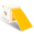 3 X 5 Inch Rectangle Adhesive Color Coding Stickers,Square Inventory Stickers -250 Per Dispenser Box(Fluorescent Orange)