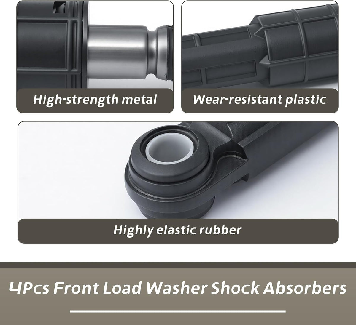 4PCS WH03X29516 Washer Shock Absorbers Compatible with GE Washer Washing Machine Shock Absorbers Replaces PD00073502 PS16217190 AP6986712 EAP16217190