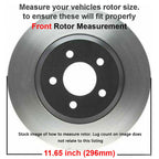 Front Brake Kit for Toyota Camry Avalon Lexus ES350 ES300h