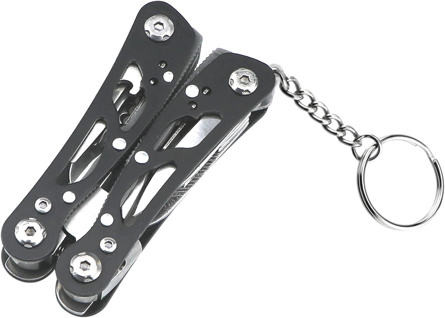 Small Multitool Pliers,Outdoor Pocket Black Multitools Mini Pliers | Best Gifts for Mens, Boys, Birthdays, Christmas