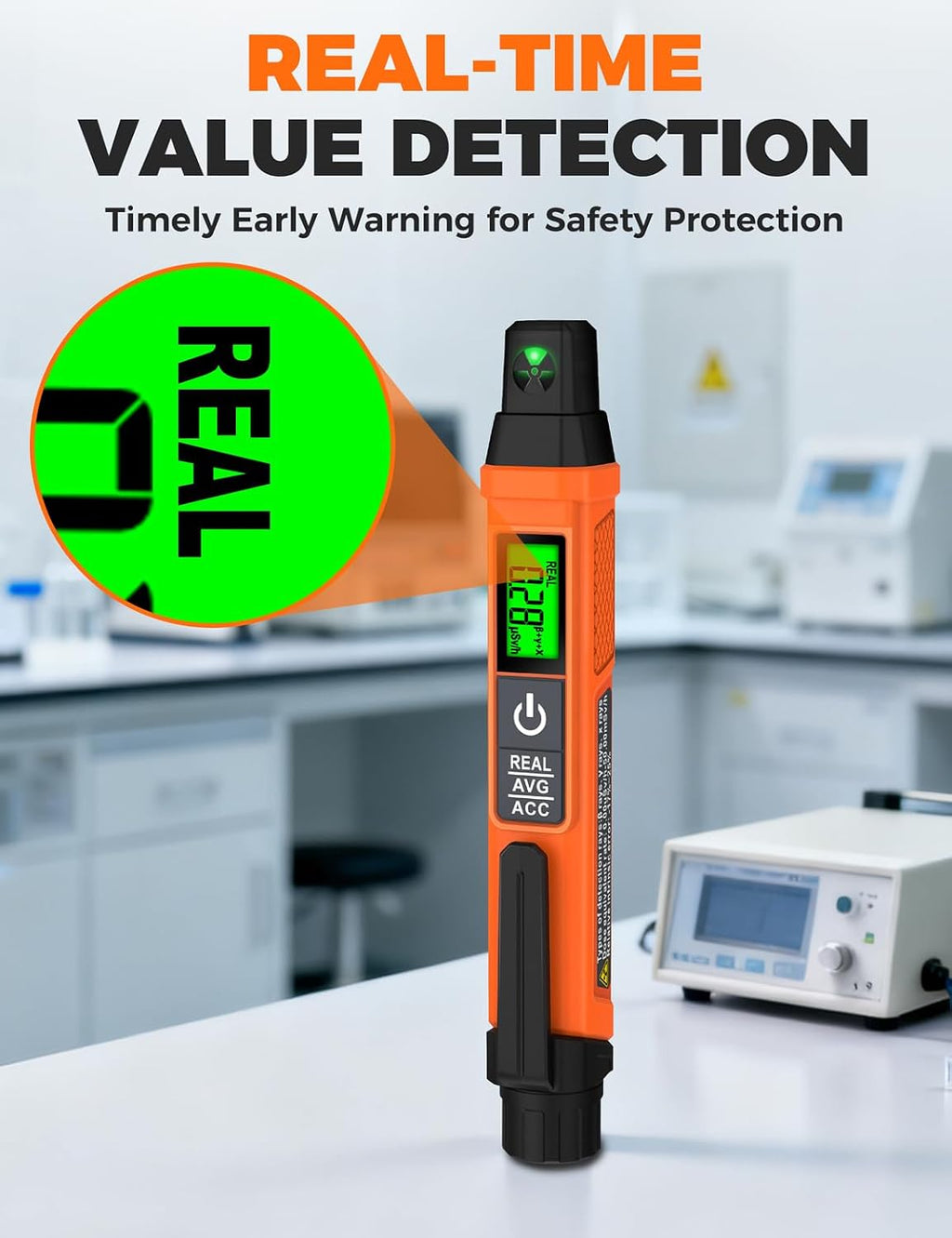 Geiger Counter Radiation Detector, Portable Radiation Detector | 3 Modes Detection For Beta Particles,Gamma