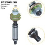 BOSFLAG Upgraded 2 Pack WPW10359272 WPW10359271 Dryer Drum Roller Axle